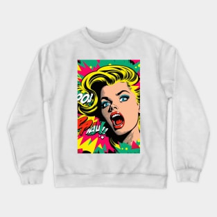 Pop Art Explosion Crewneck Sweatshirt
